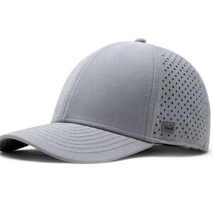 Brand New Melin Performance Snapback Hat in the color Heather Grey